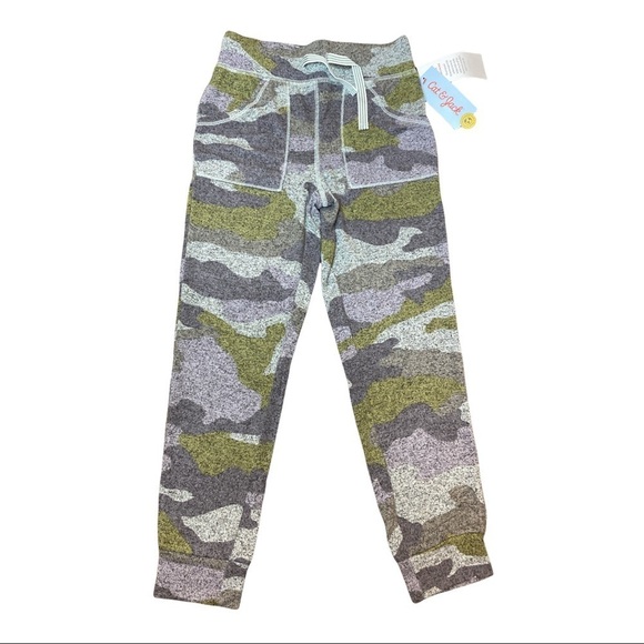 Girls Cat & Jack Flexible Drawstring Joggers - Picture 1 of 2